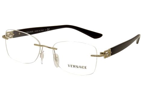 women's versace eyeglasses frames|versace rimless eyeglass frames.